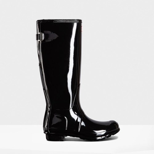 Hunter Original Back Adjustable Gloss Tall Wellies (M942N) Ireland